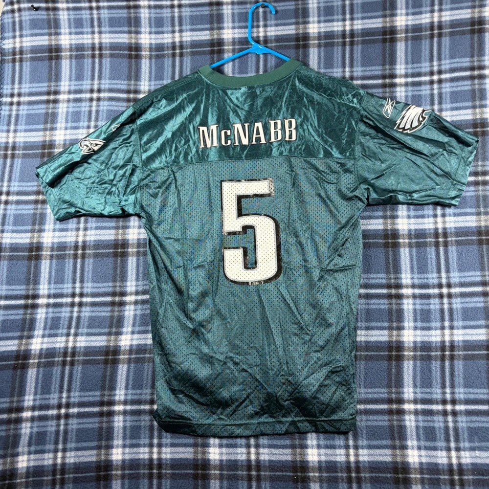 Reebok NFL Philadelphia Eagles Donovan McNabb 5 Jersey Kids XL 18-20 Green